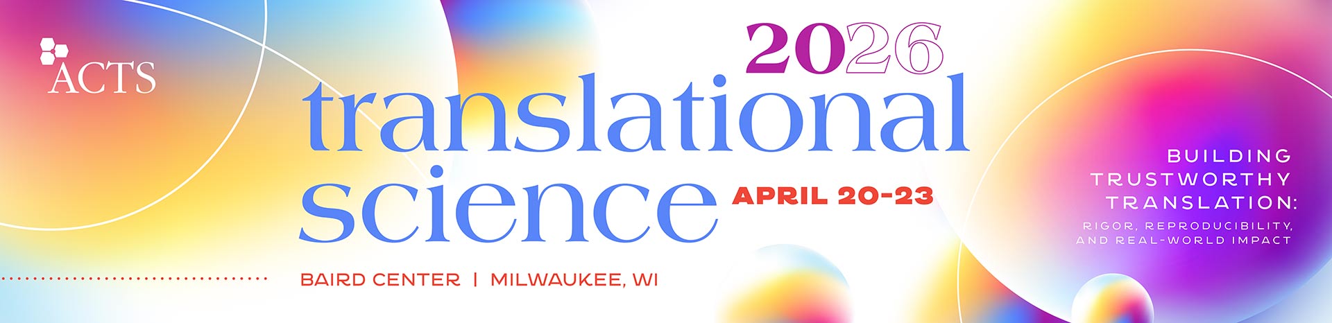 Translational Science 2026 Awards banner