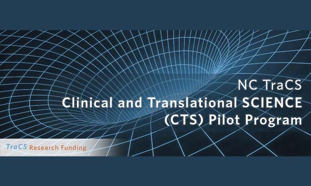 TraCS Clinical and Translational Science (CTS) pilot award program banner