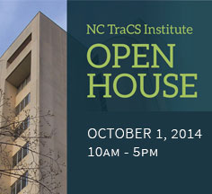 NC TraCS Open House 2014 announcement graphic